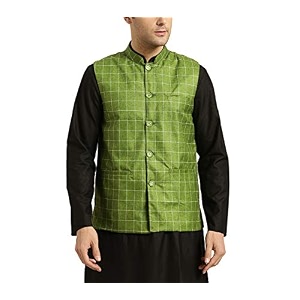 SOJANYA Since 1958 Mens Cotton Blend Checked