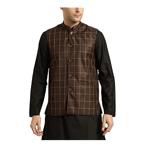 SOJANYA Since 1958 Mens Cotton Blend Checked