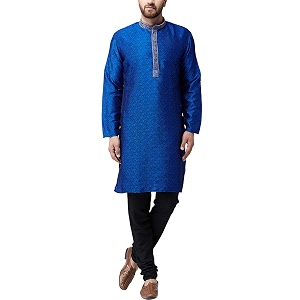 SOJANYA Since 1958 Mens Maroon Jacquard Silk