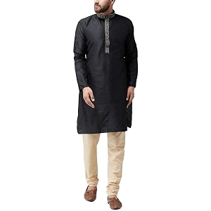 SOJANYA Since 1958 Mens Maroon Jacquard Silk