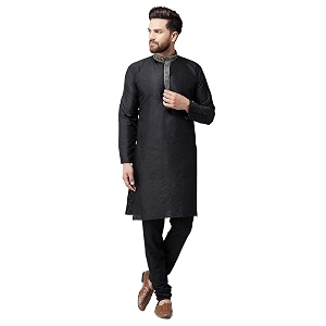 SOJANYA Since 1958 Mens Maroon Jacquard Silk