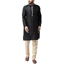 SOJANYA Since 1958 Mens Maroon Jacquard Silk