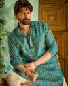 SOJANYA Woven Design Jacquard Straight Kurta for