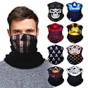 Sojourner Neck Gaiter, Bandana, Buff (9 Pack) - Face Cover for Men, Women, and Teens - Neck Warmer UV Sun Protection Gator