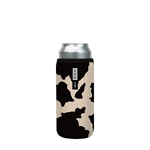 sok it can sok can sleeve for beer amp soda insulated neoprene cover cow print 25oz can sleeve