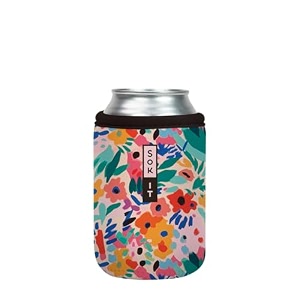 sok it can sok can sleeve for beer amp soda insulated neoprene cover 50th state flower 12oz slim can sleeve