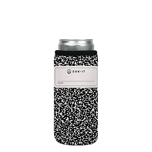sok it can sok can sleeve for beer amp soda insulated neoprene cover compose yourself 12oz slim can sleeve