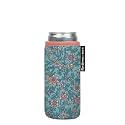 Sok It Can Sok Can Sleeve for Beer &amp; Soda Insulated Neoprene Cover (Wild Flowers, 12oz Slim Can Sleeve)