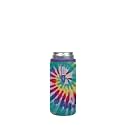 Sok It Can Sok Reusable Neoprene Insulated Sleeve for Can Soda, Pop, Beer, Seltzer (Rainbow Tie Dye, 12oz Slim Can Sleeve)