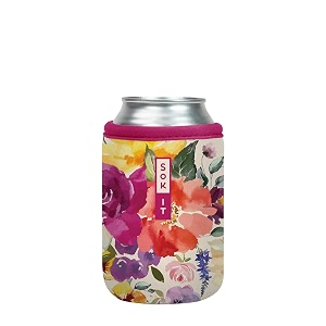 sok it can sok sleeve for beer amp soda insulated neoprene cover blooming bright 12oz can sleeve