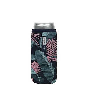 sok it cansok sleeve for beer amp soda insulated neoprene cover midnight tropics 12oz slim can sleeve
