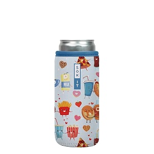 sok it cansok sleeve for beer amp soda insulated neoprene cover bestie bites 12oz slim can sleeve