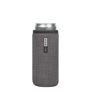 sok it cansok sleeve for beer amp soda insulated neoprene cover anthracite 12oz slim can sleeve