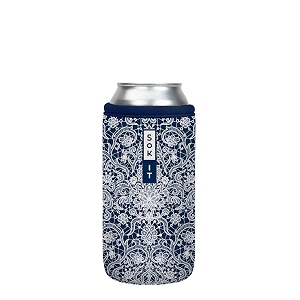 sok it cansok sleeve for beer amp soda insulated neoprene cover royal lace 16oz can sleeve