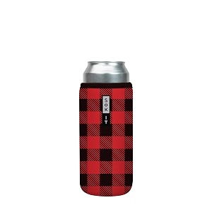 sok it cansok sleeve for beer amp soda insulated neoprene cover buffalo check 25oz can sleeve