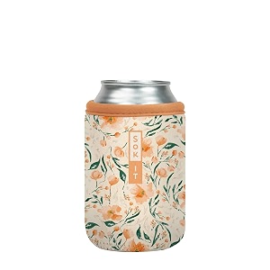 sok it cansok sleeve for beer amp soda insulated neoprene cover blush blossoms 12oz can sleeve