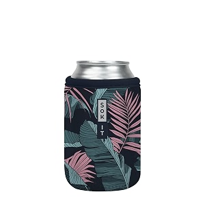 sok it cansok sleeve for beer amp soda insulated neoprene cover midnight tropics 12oz can sleeve