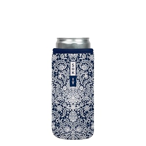 sok it cansok sleeve for beer amp soda insulated neoprene cover royal lace 12oz slim can sleeve