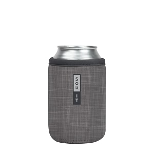 sok it cansok sleeve for beer amp soda insulated neoprene cover anthracite 12oz can sleeve