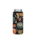 Sok It CanSok Sleeve for Beer &amp; Soda Insulated Neoprene Cover (Midnight Harvest, 12oz Slim Can Sleeve)