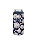 Sok It CanSok Sleeve for Beer &amp; Soda Insulated Neoprene Cover (Baseball, 12oz Slim Can Sleeve)