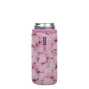 Sok It CanSok Sleeve for Beer &amp; Soda Insulated Neoprene Cover (Pink Splash Tie Dye, 12oz Slim Can Sleeve)