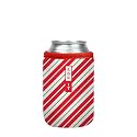 Sok It CanSok Sleeve for Beer &amp; Soda Insulated Neoprene Cover (Candy Cane Stripes, 12oz Can Sleeve)