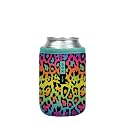 Sok It CanSok Sleeve for Beer &amp; Soda Insulated Neoprene Cover (Rainbow Leopard, 12oz Can Sleeve)