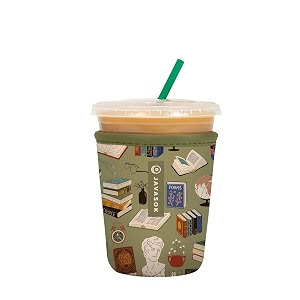 sok it java sok iced coffee amp cold soda insulated neoprene cup sleeve book club small 16-20oz