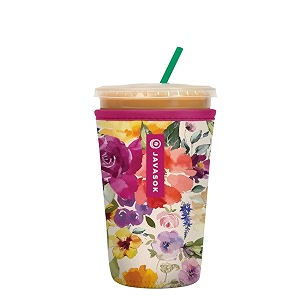 sok it java sok iced coffee amp cold soda insulated neoprene cup sleeve blooming bright medium 22-28oz