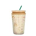 Sok It Java Sok Iced Coffee &amp; Cold Soda Insulated Neoprene Cup Sleeve (Happily Ever After, Medium: 22-28oz)