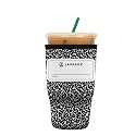 Sok It Java Sok Iced Coffee &amp; Cold Soda Insulated Neoprene Cup Sleeve (Compose Yourself, Large: 30-32oz)