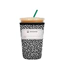 Sok It Java Sok Iced Coffee &amp; Cold Soda Insulated Neoprene Cup Sleeve (Compose Yourself, Medium: 24-28oz)
