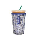 Sok It Java Sok Iced Coffee & Cold Soda Insulated Neoprene Cup Sleeve (Off the Grid, Medium: 22-28oz)
