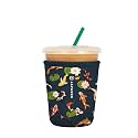Sok It JavaSok Iced Coffee & Cold Soda Insulated Neoprene Cup Sleeve (Koi Garden, Small: 16-20oz)