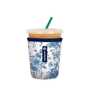 sok it java sok reusable neoprene insulator sleeve for iced coffee cups like fine china small 18-20oz