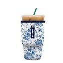 Sok It Java Sok Reusable Neoprene Insulator Sleeve for Iced Coffee Cups (Like Fine China, Large: 30-32oz)