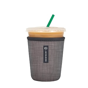 sok it javasok iced coffee amp cold soda insulated neoprene cup sleeve anthracite small 16-20oz