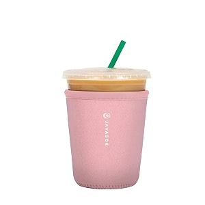 sok it javasok iced coffee amp cold soda insulated neoprene cup sleeve millennial pink small 16-20oz