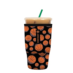 sok it javasok iced coffee amp cold soda insulated neoprene cup sleeve basketball large 30-32oz