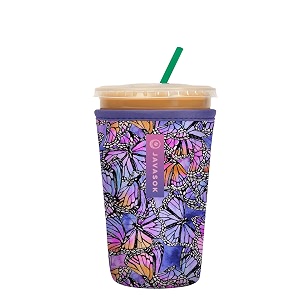 sok it javasok iced coffee amp cold soda insulated neoprene cup sleeve butterfly galaxy medium 22-28oz