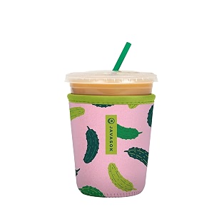 sok it javasok iced coffee amp cold soda insulated neoprene cup sleeve pickle me pink small 16-20oz