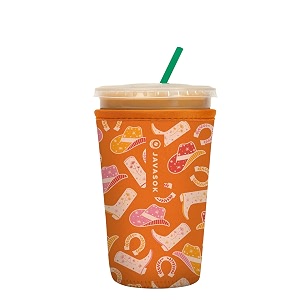 sok it javasok iced coffee amp cold soda insulated neoprene cup sleeve cowgirl couture medium 22-28oz