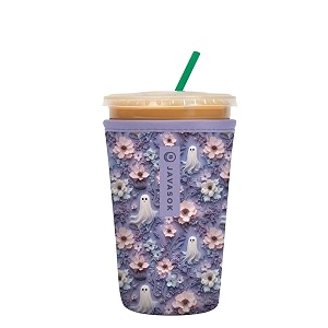 sok it javasok iced coffee amp cold soda insulated neoprene cup sleeve ghostly garden medium 22-28oz