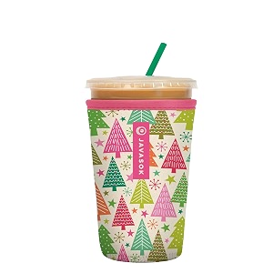 sok it javasok iced coffee amp cold soda insulated neoprene cup sleeve festive forest medium 22-28oz