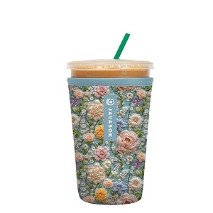 sok it javasok iced coffee amp cold soda insulated neoprene cup sleeve garden of pearls medium 22-28oz
