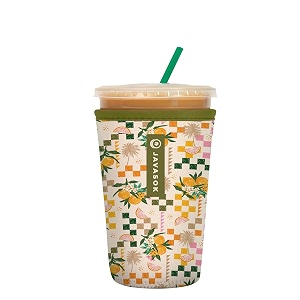sok it javasok iced coffee amp cold soda insulated neoprene cup sleeve citrus delight medium 22-28oz
