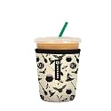 Sok It JavaSok Iced Coffee &amp; Cold Soda Insulated Neoprene Cup Sleeve (Wizard's Walk, Small: 16-20oz)