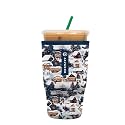 Sok It JavaSok Iced Coffee &amp; Cold Soda Insulated Neoprene Cup Sleeve (Peak Season, Large: 30-32oz)