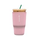 Sok It JavaSok Iced Coffee &amp; Cold Soda Insulated Neoprene Cup Sleeve (Millennial Pink, Large: 30-32oz)